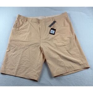 Short Par 4 Golf Shorts Performance Chino Mens 40 Sunset Orange NWT